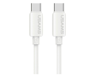 USAMS Kabel 30W 3A Silicone Fast Charging USB-C do Lightning biały - 1568987 - zdjęcie 1